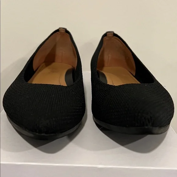 Vionic Dahlia Black Ballet Skimmer Flat Size 7.5 - Picture 7 of 15
